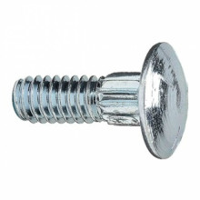 Steel Zinc Plated Grade 5 Ribbed Neck Carriage Bolt